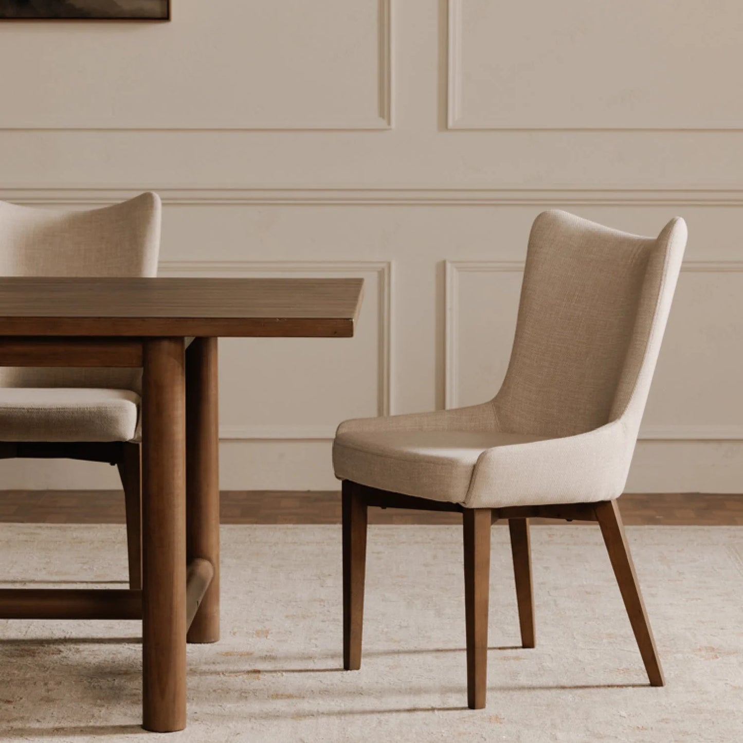 Luxury Curved Modern Dining Chair European Style for Villa