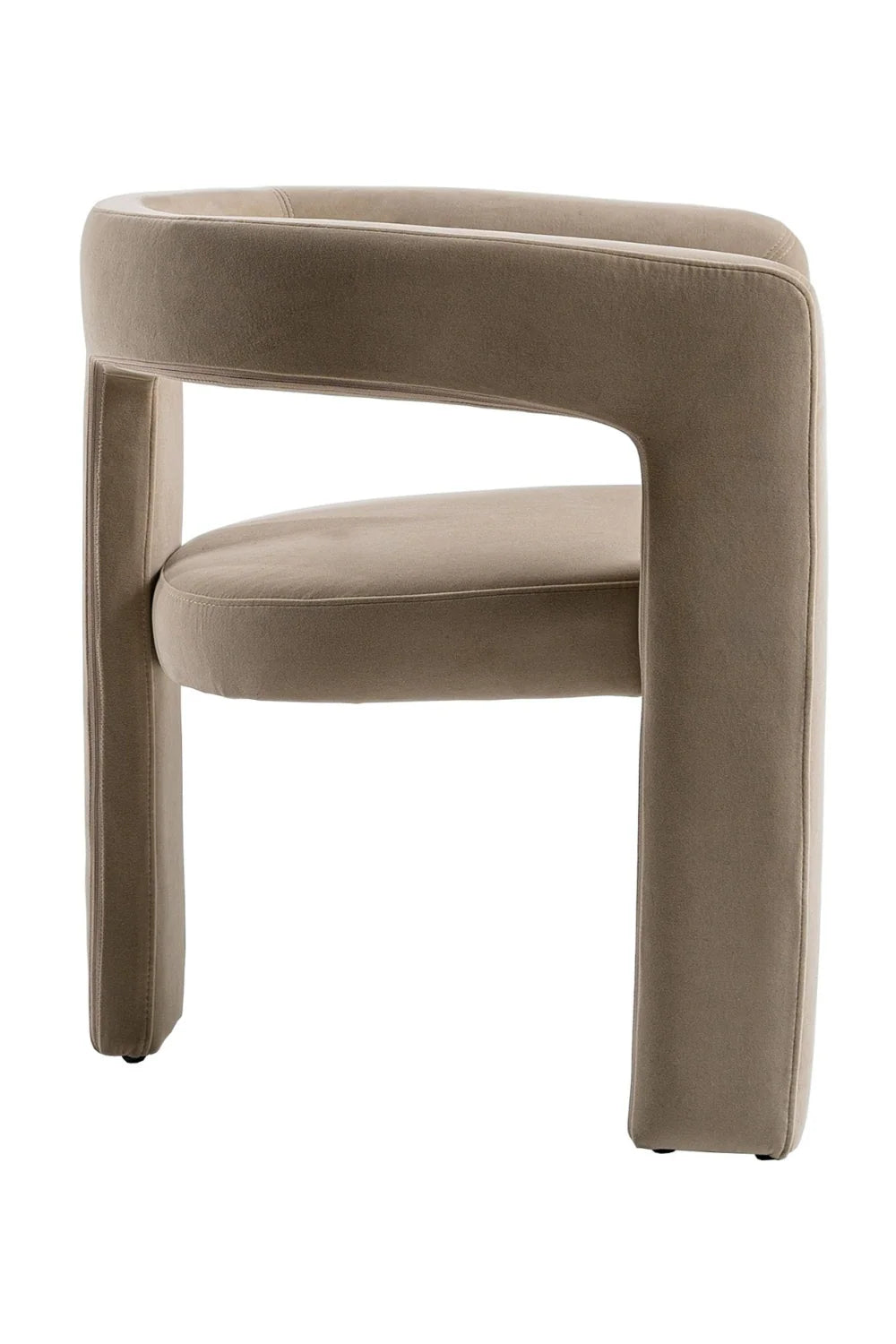 Luxury Curved Modern Dining Chair European Style for Villa