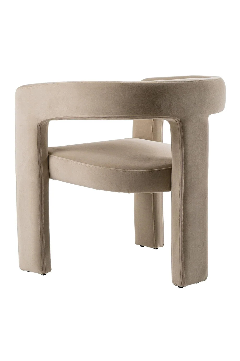 Luxury Curved Modern Dining Chair European Style for Villa