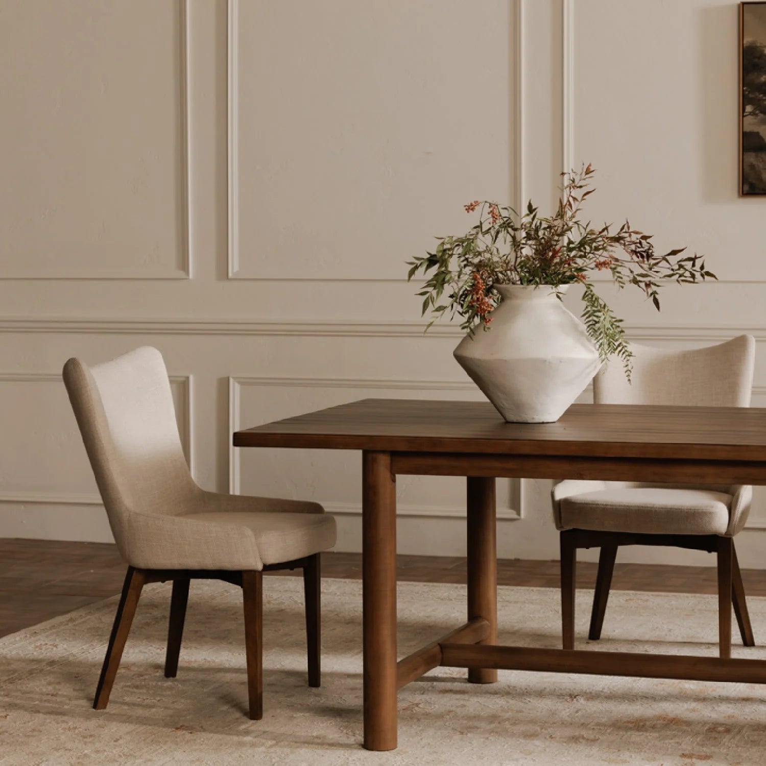 Luxury Curved Modern Dining Chair European Style for Villa