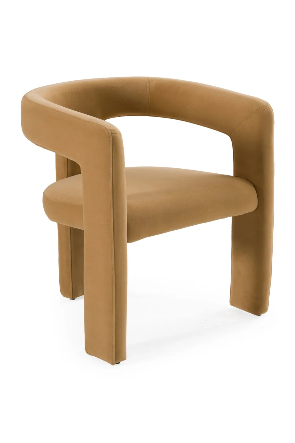 Luxury Curved Modern Dining Chair European Style for Villa