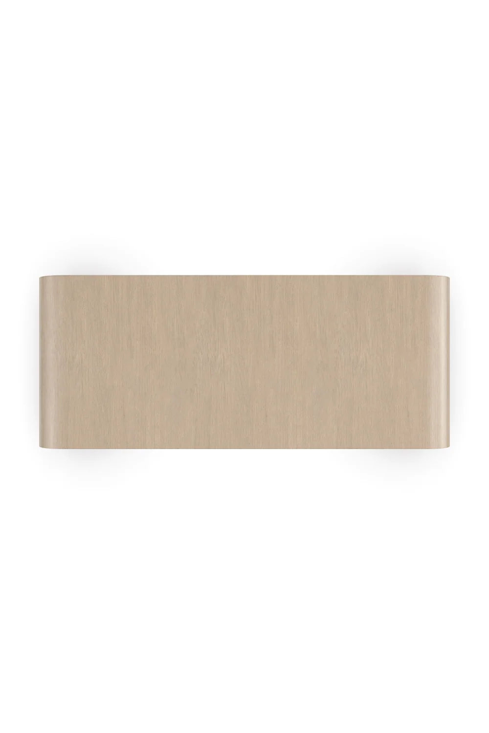 Luxury Curved Oak Coffee Table Modern Italian Style for Villa