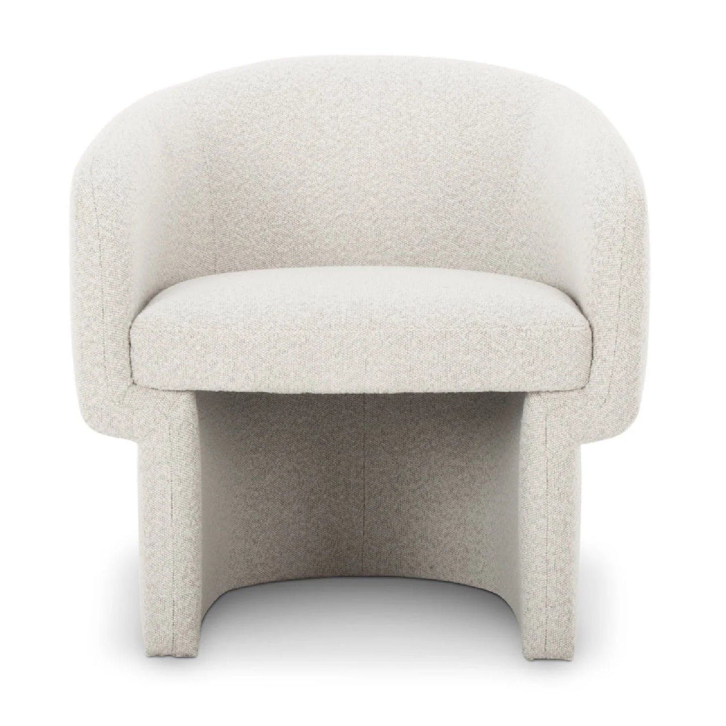 Luxury Curved Occasional Chair Modern Italian Style for Villa