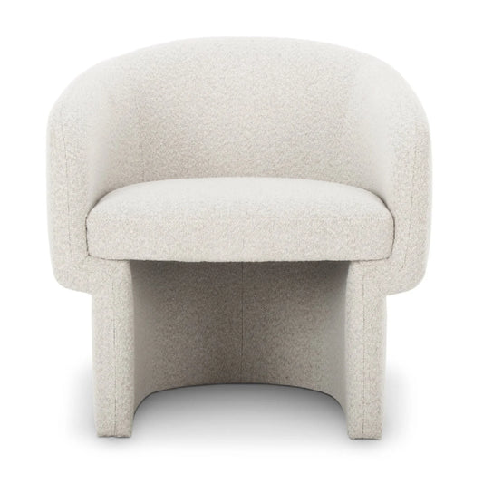 Luxury Curved Occasional Chair Modern Italian Style for Villa