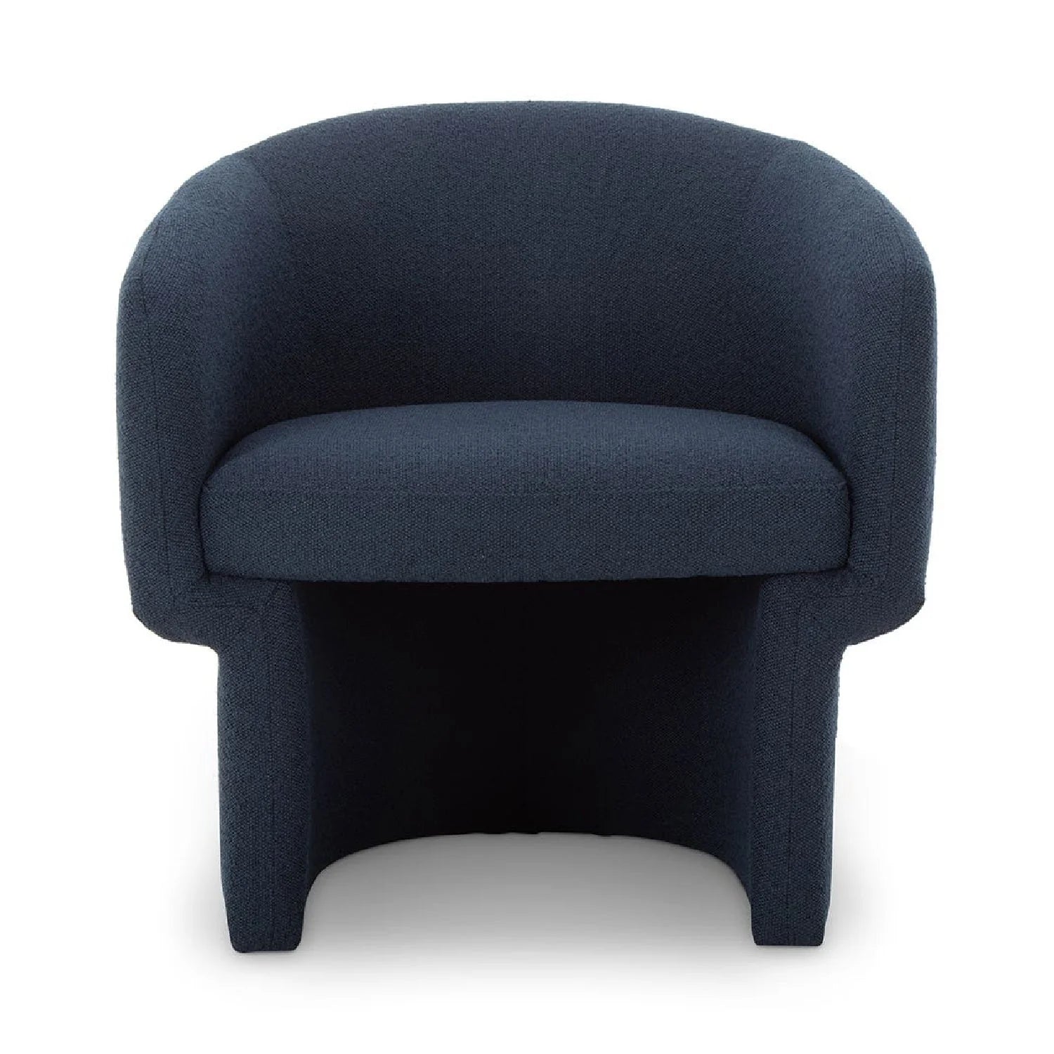 Luxury Curved Occasional Chair Modern Italian Style for Villa