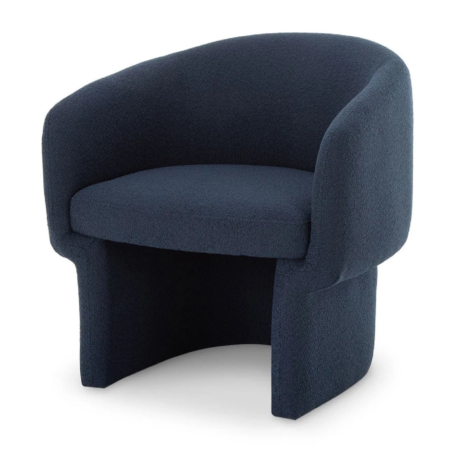Luxury Curved Occasional Chair Modern Italian Style for Villa