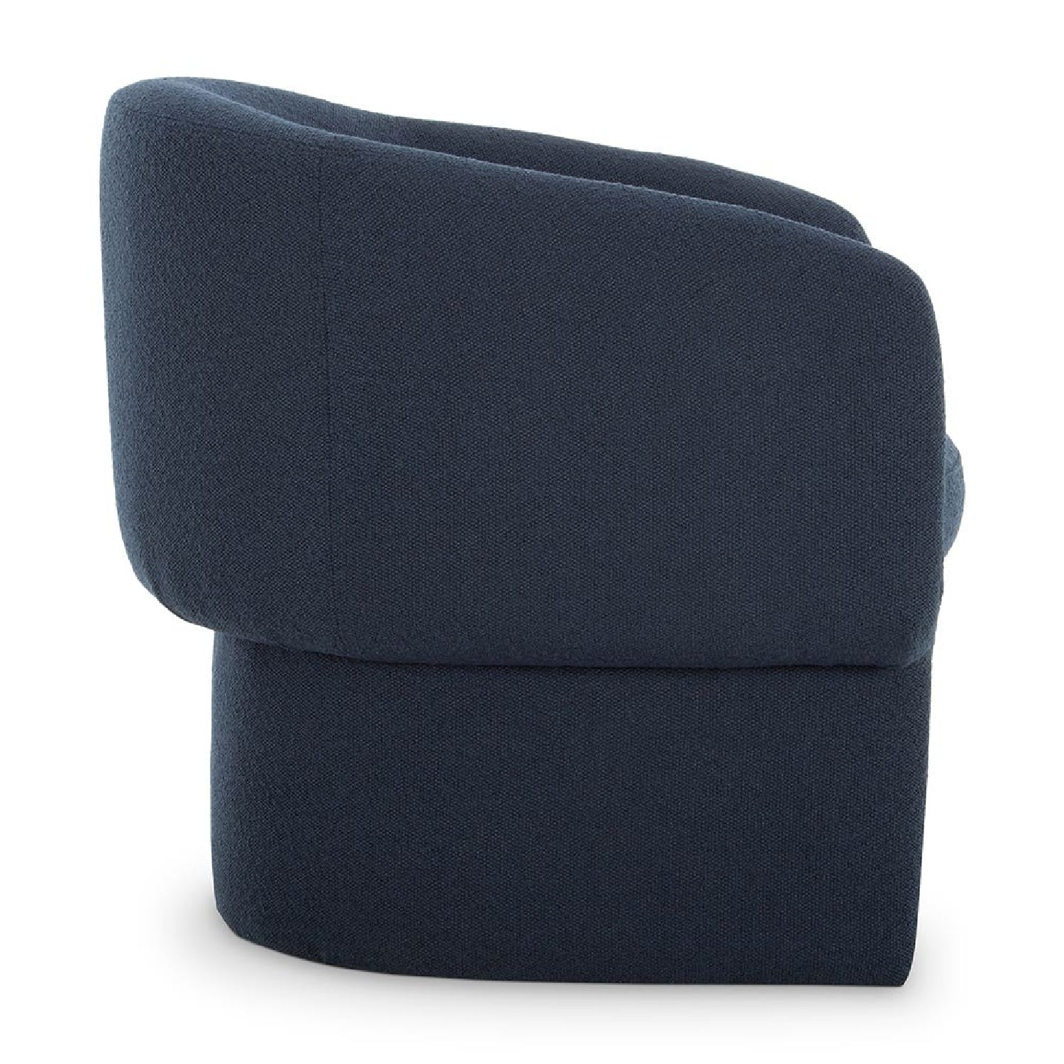 Luxury Curved Occasional Chair Modern Italian Style for Villa