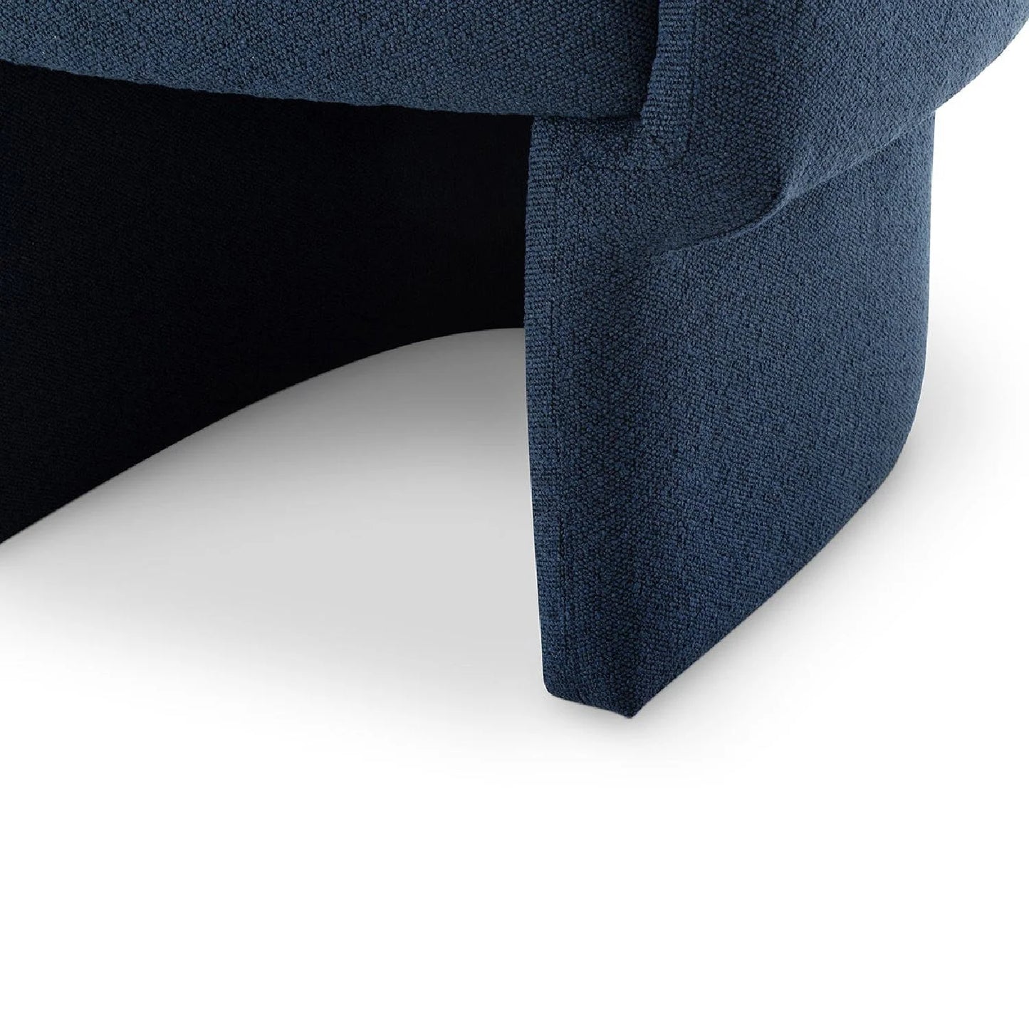 Luxury Curved Occasional Chair Modern Italian Style for Villa