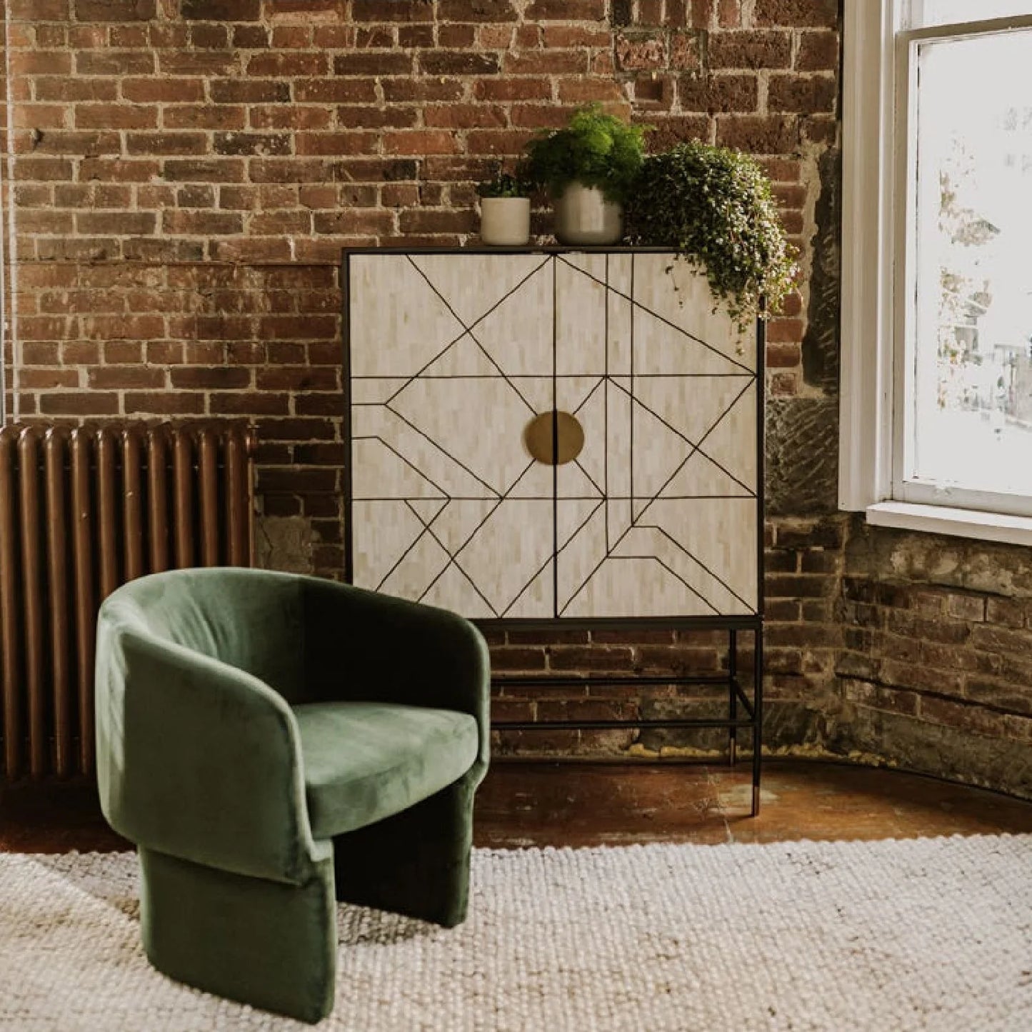 Luxury Curved Occasional Chair Modern Italian Style for Villa