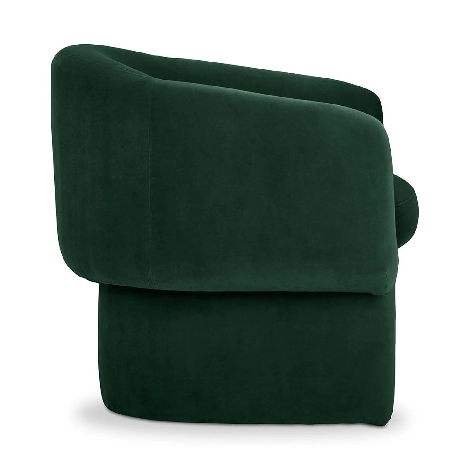 Luxury Curved Occasional Chair Modern Italian Style for Villa
