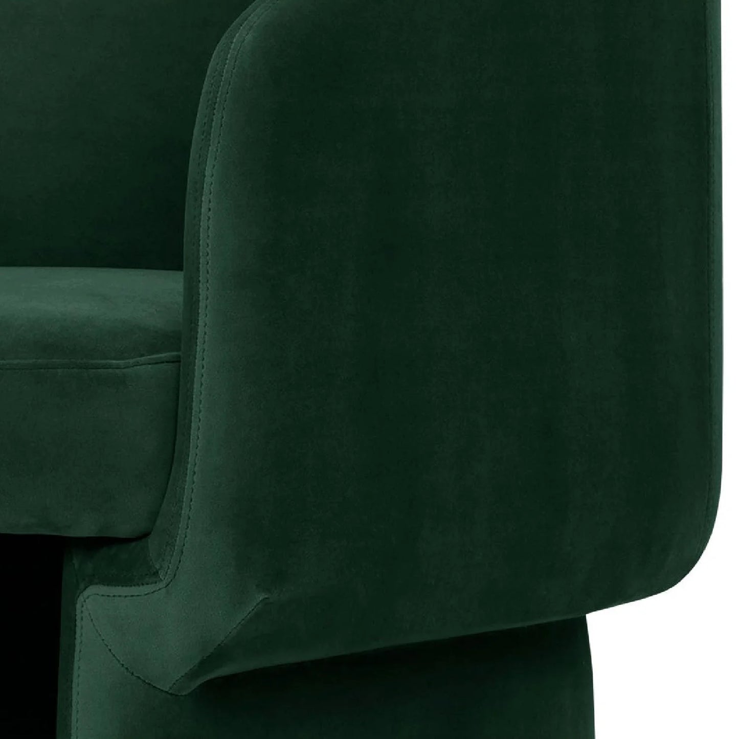 Luxury Curved Occasional Chair Modern Italian Style for Villa