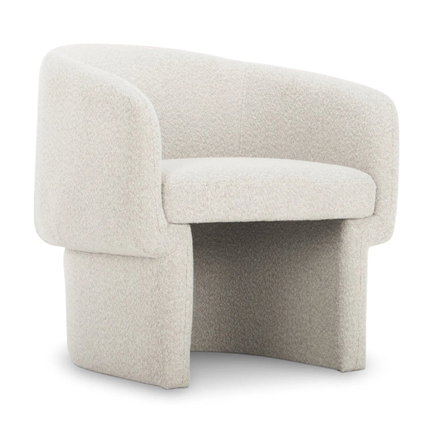 Luxury Curved Occasional Chair Modern Italian Style for Villa