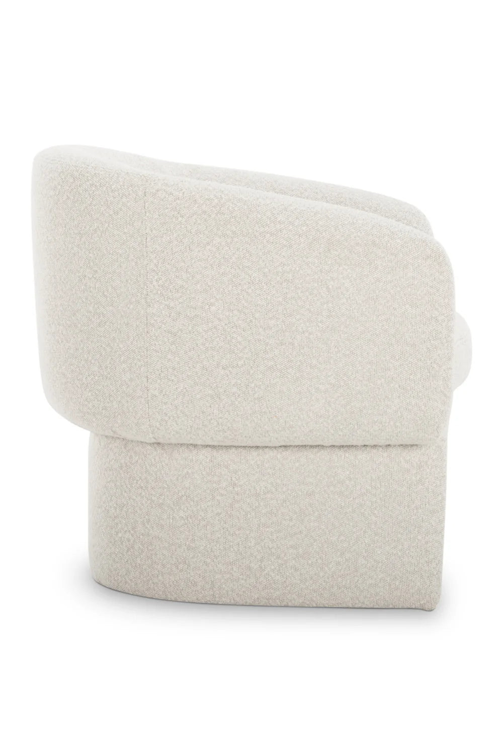 Luxury Curved Occasional Chair Modern Italian Style for Villa