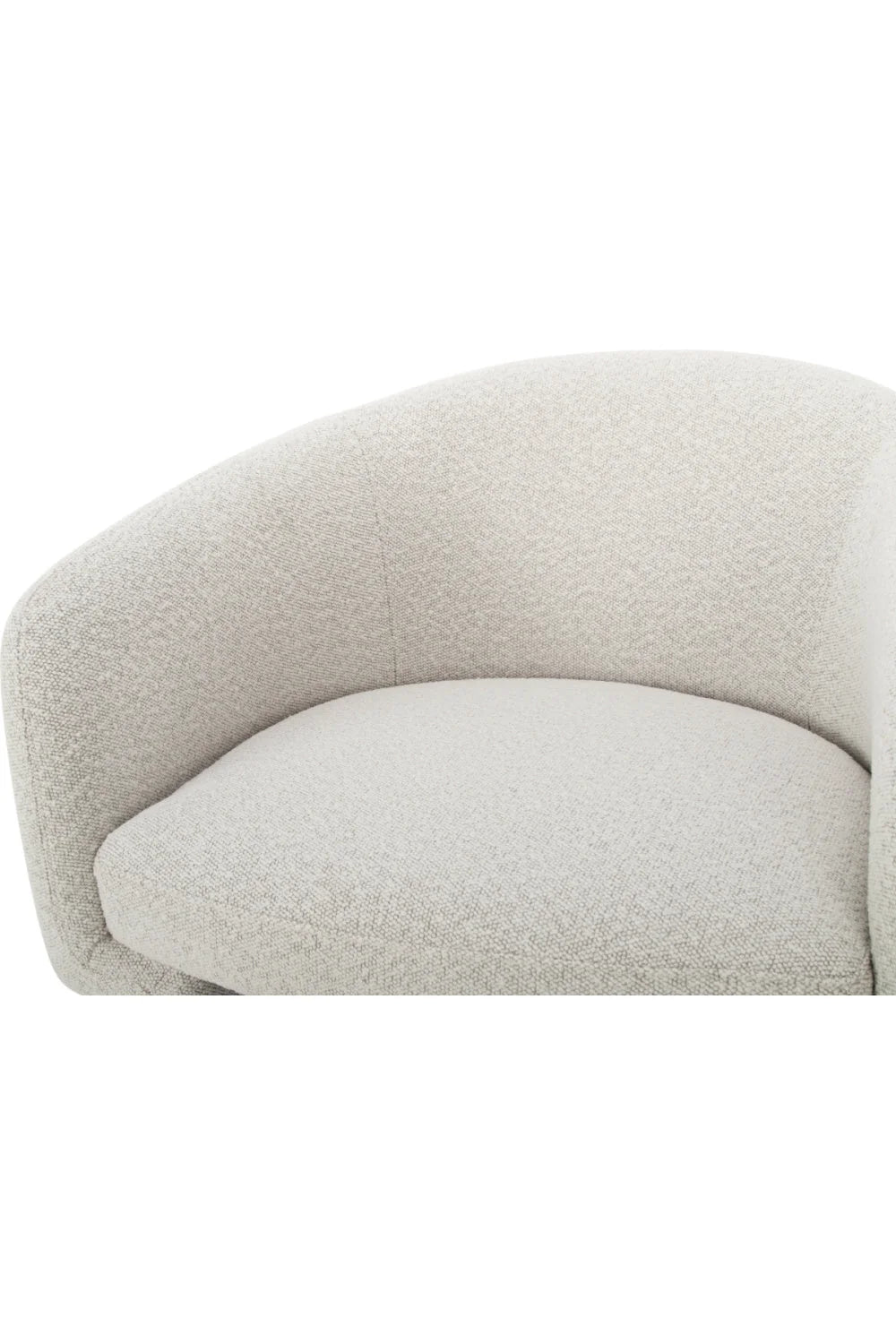 Luxury Curved Occasional Chair Modern Italian Style for Villa