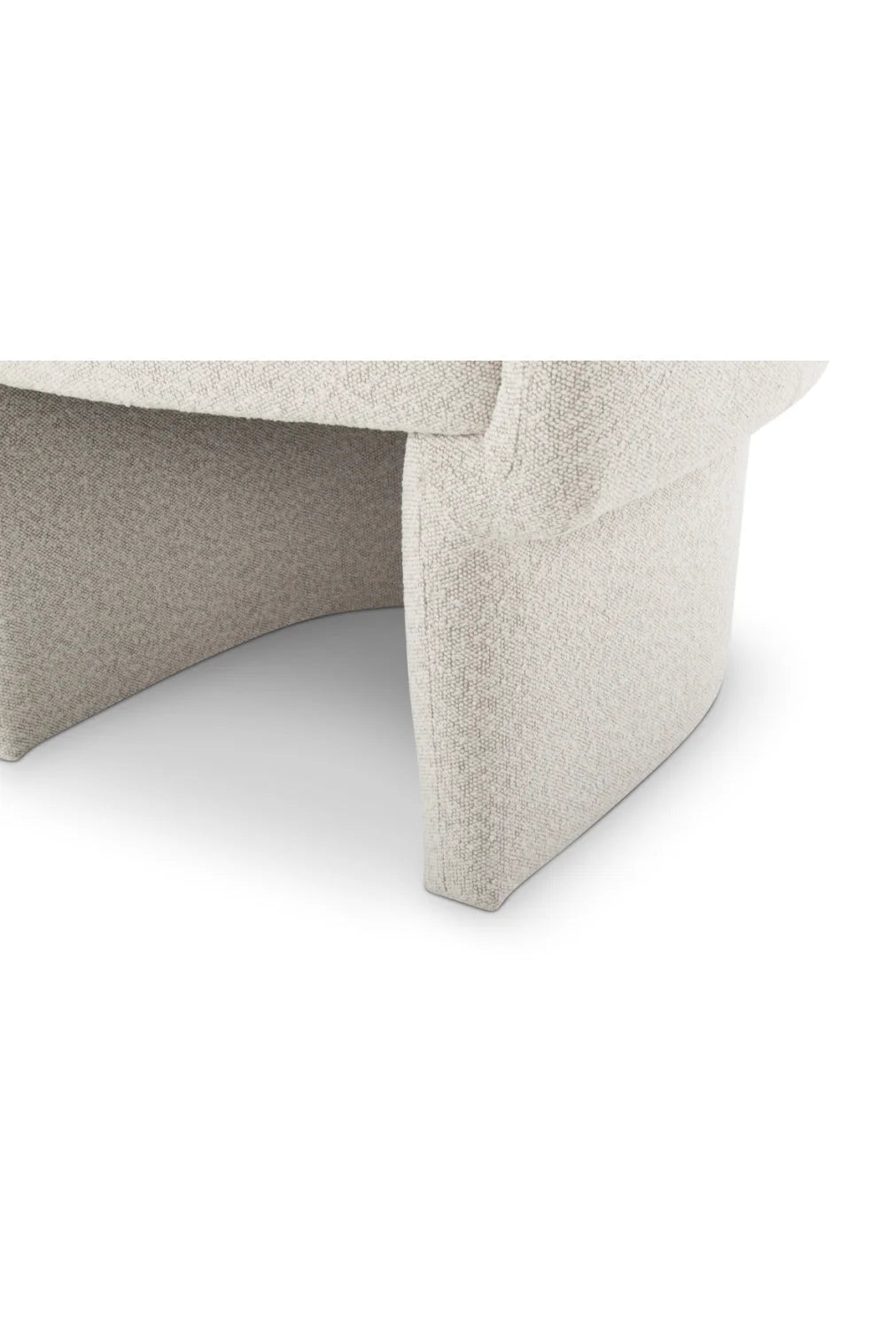 Luxury Curved Occasional Chair Modern Italian Style for Villa