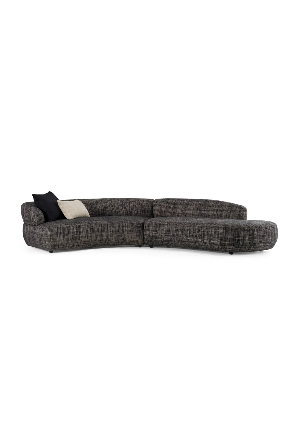 Luxury Curved Sectional Sofa Modern Italian Style for Villa