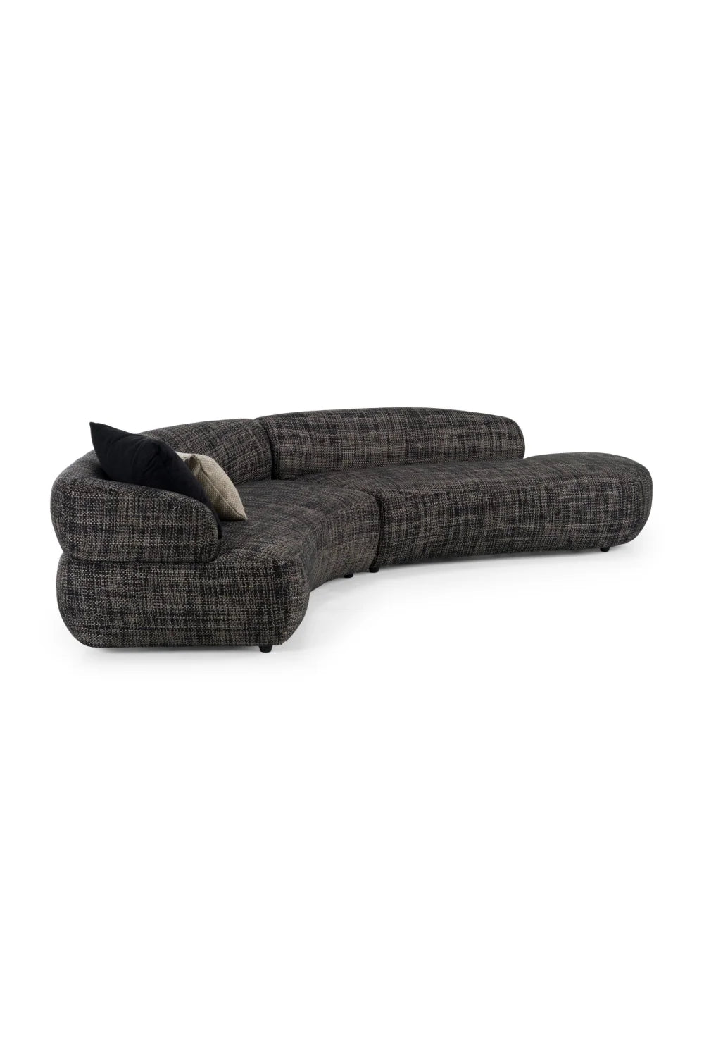 Luxury Curved Sectional Sofa Modern Italian Style for Villa