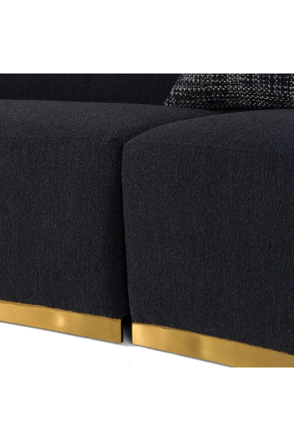 Luxury Curved Sectional Sofa Modern Italian Style for Villa