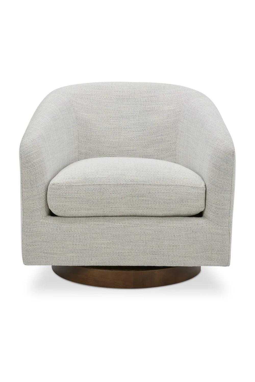 Luxury Curved Swivel Accent Chair Modern Italian Style for Villa