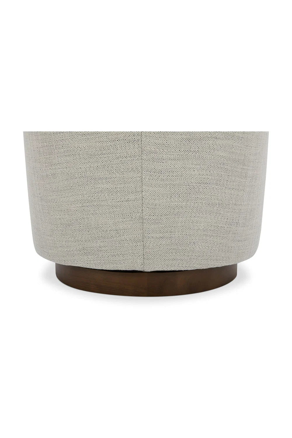 Luxury Curved Swivel Accent Chair Modern Italian Style for Villa