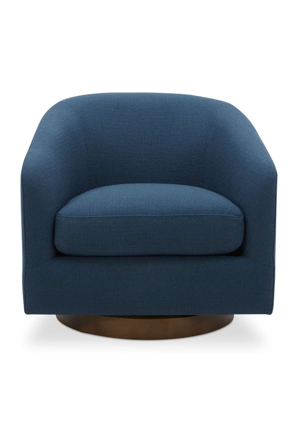Luxury Curved Swivel Accent Chair Modern Italian Style for Villa