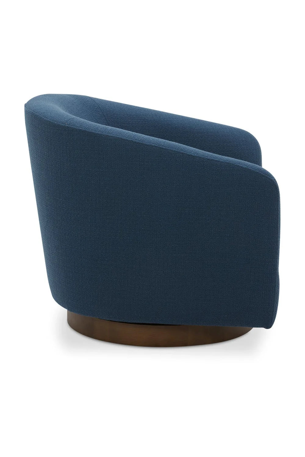 Luxury Curved Swivel Accent Chair Modern Italian Style for Villa