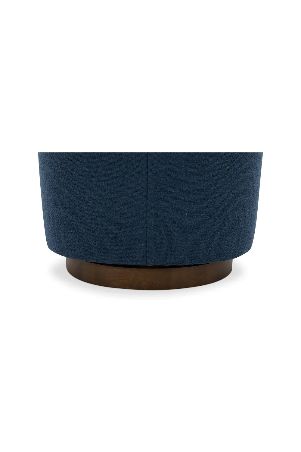 Luxury Curved Swivel Accent Chair Modern Italian Style for Villa
