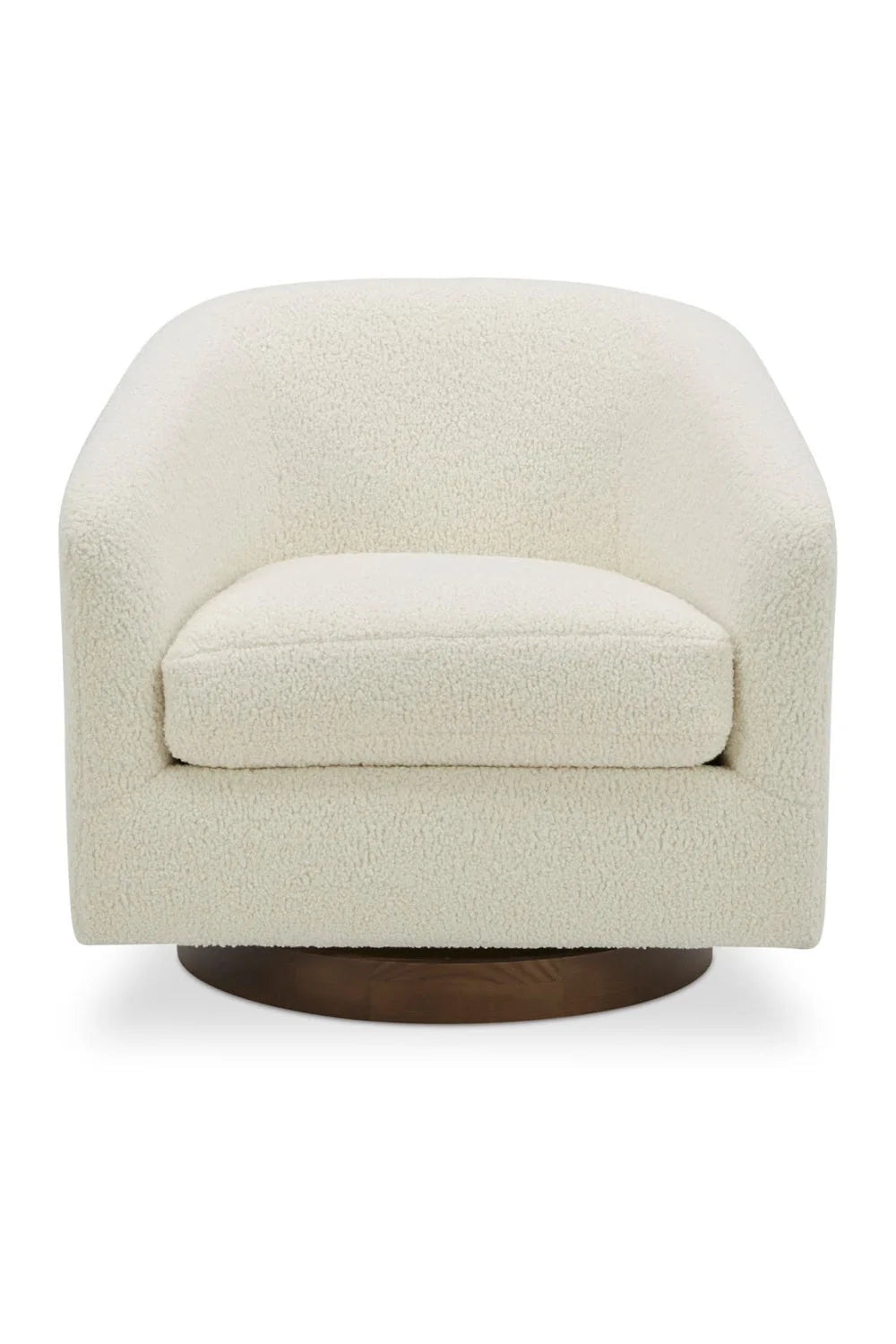 Luxury Curved Swivel Accent Chair Modern Italian Style for Villa