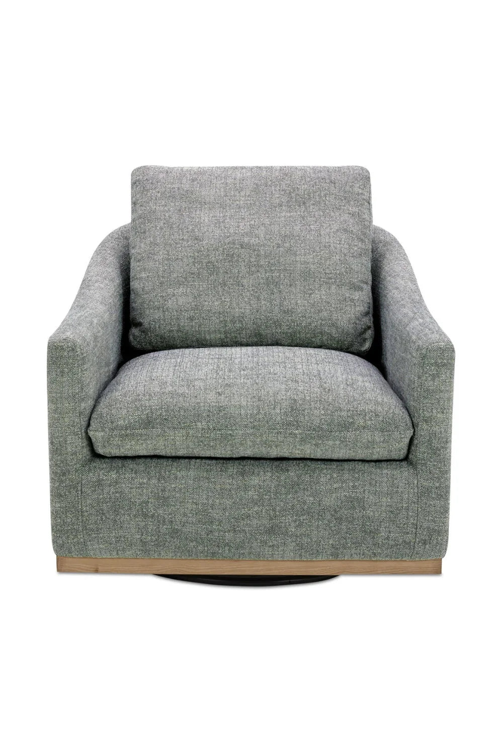 Luxury Curved Swivel Lounge Chair Modern Italian Style for Villa