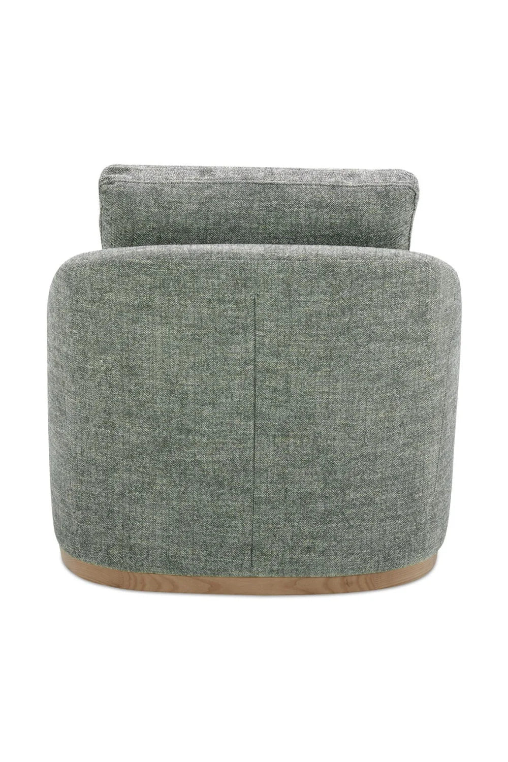Luxury Curved Swivel Lounge Chair Modern Italian Style for Villa