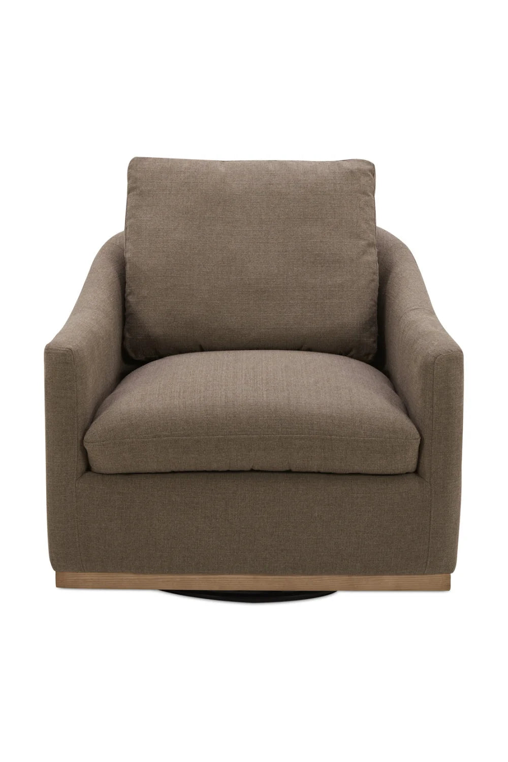 Luxury Curved Swivel Lounge Chair Modern Italian Style for Villa