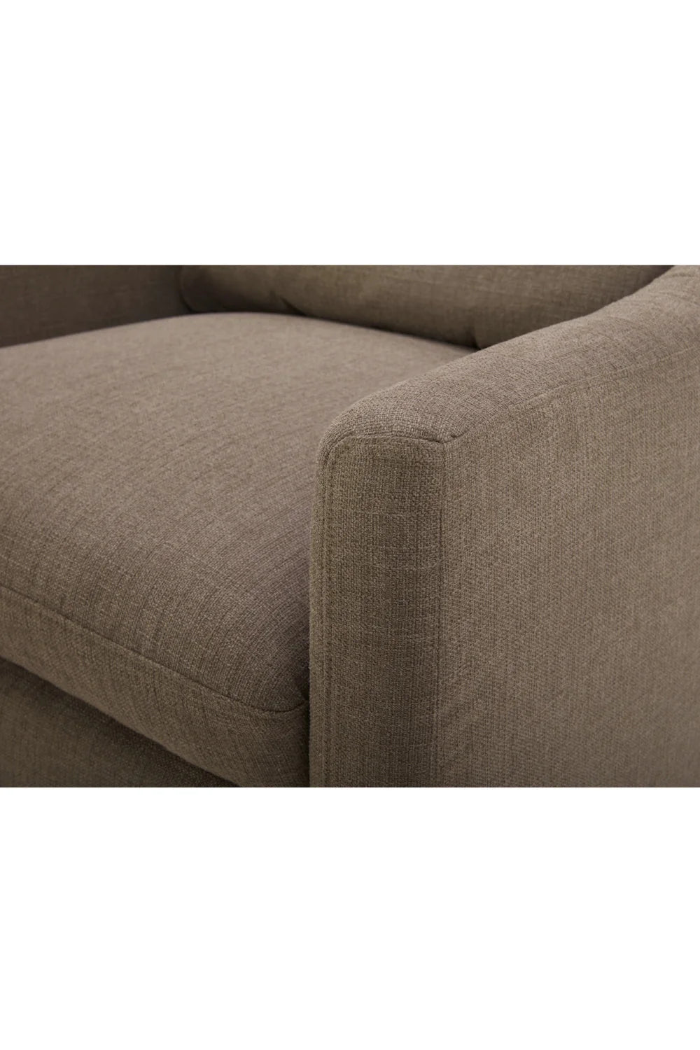 Luxury Curved Swivel Lounge Chair Modern Italian Style for Villa