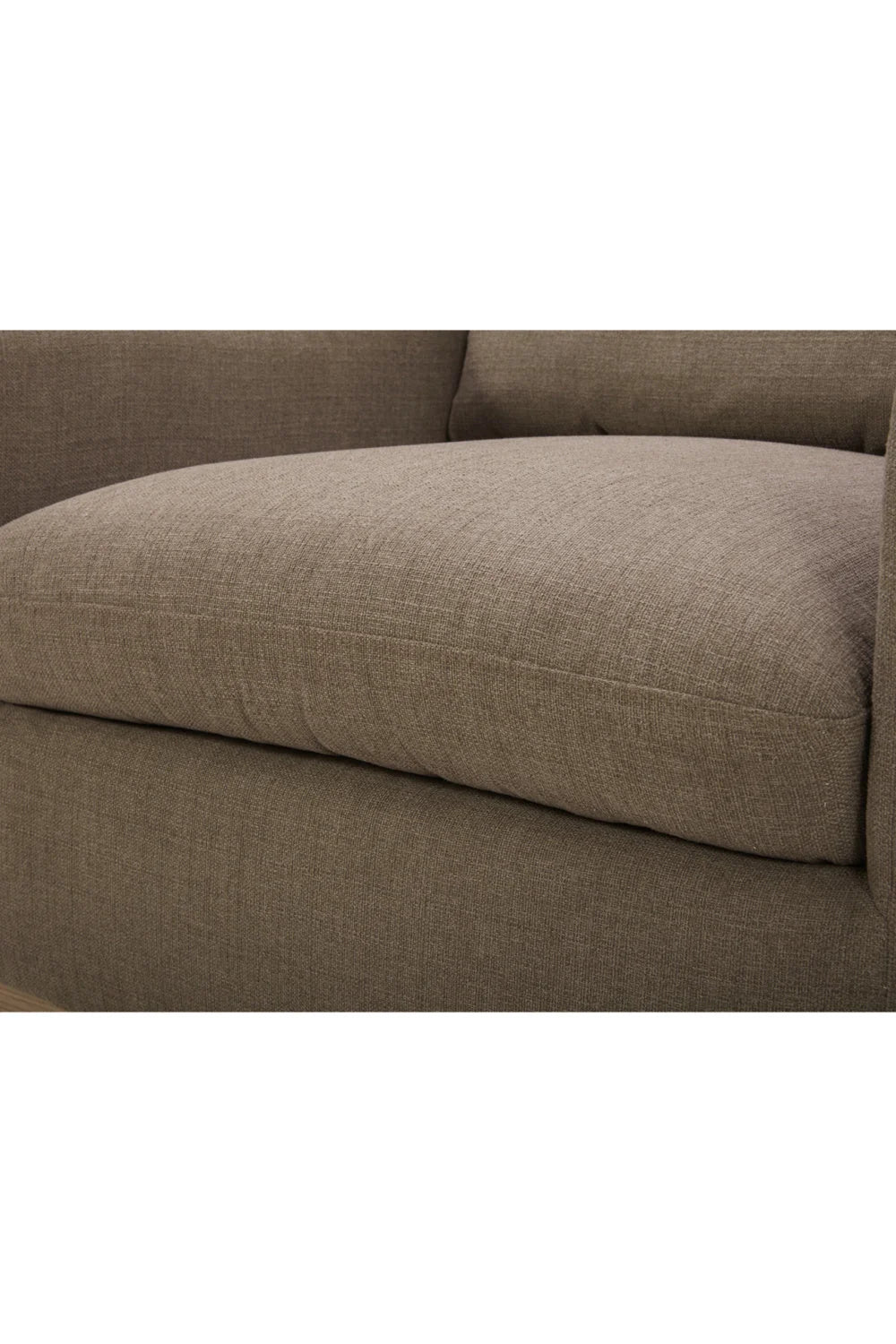 Luxury Curved Swivel Lounge Chair Modern Italian Style for Villa