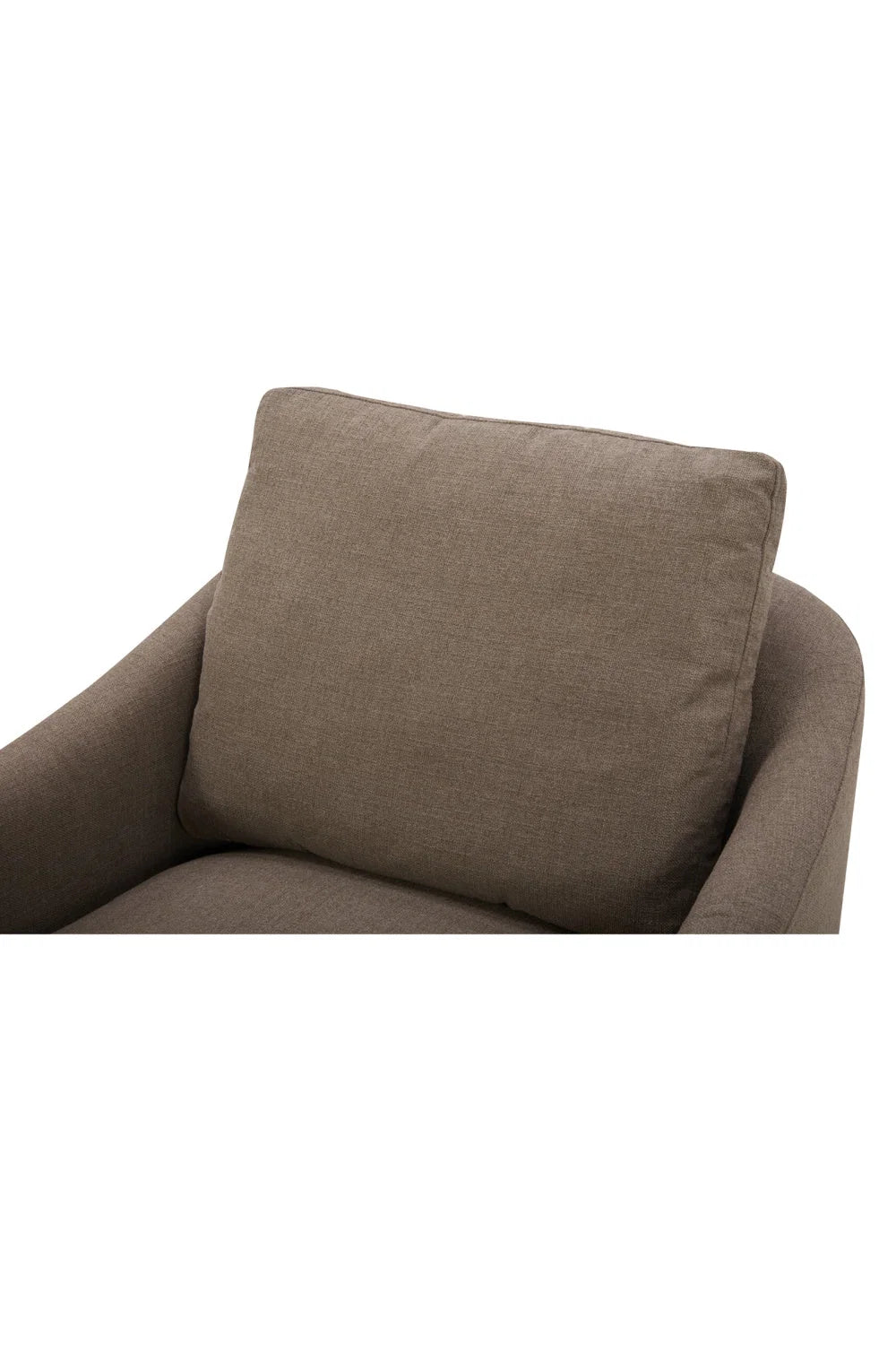 Luxury Curved Swivel Lounge Chair Modern Italian Style for Villa