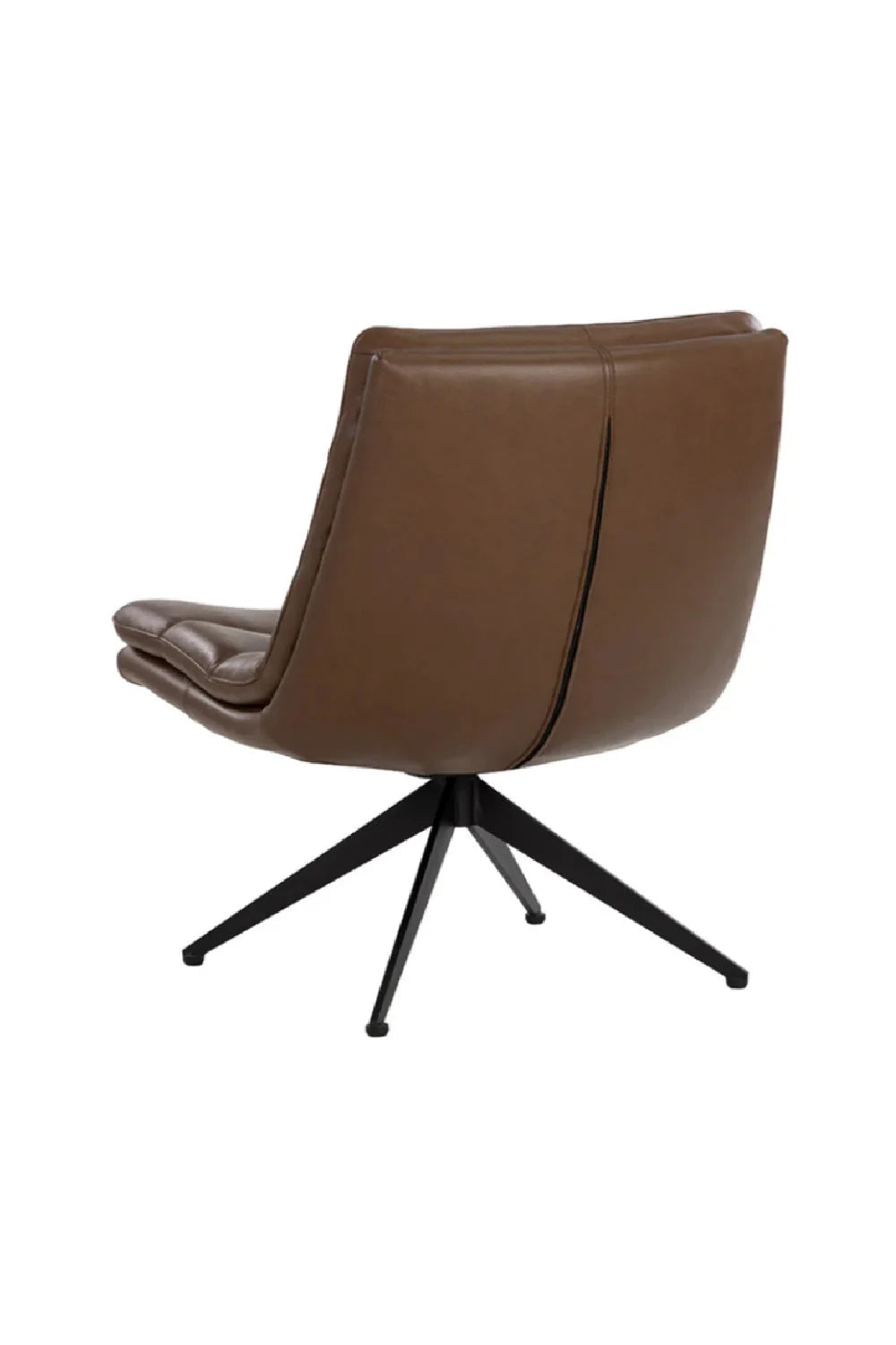 Luxury Curved Swivel Lounge Chair Modern Italian Style for Villa