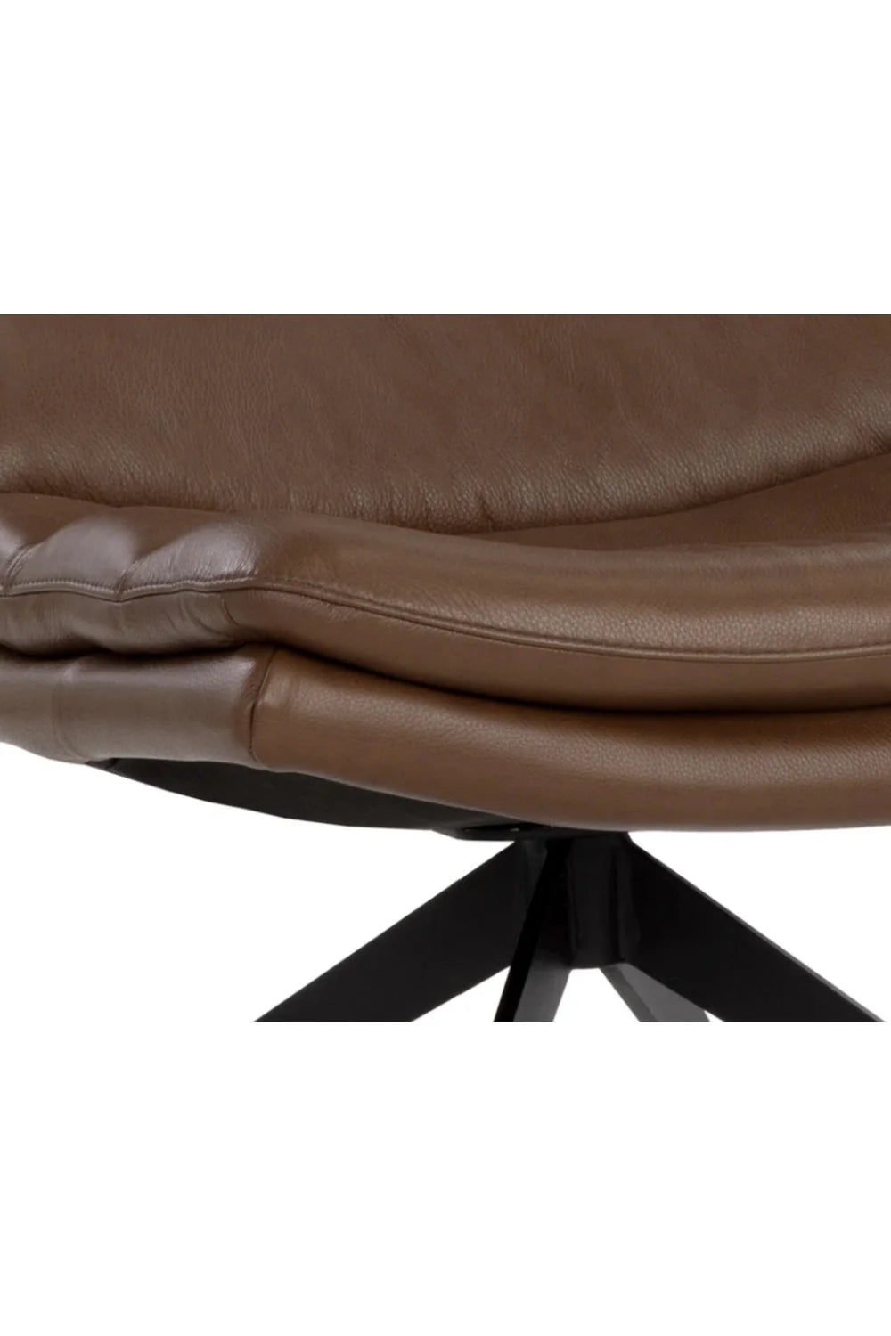Luxury Curved Swivel Lounge Chair Modern Italian Style for Villa