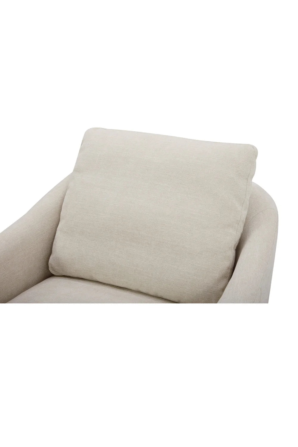 Luxury Curved Swivel Lounge Chair Modern Italian Style for Villa