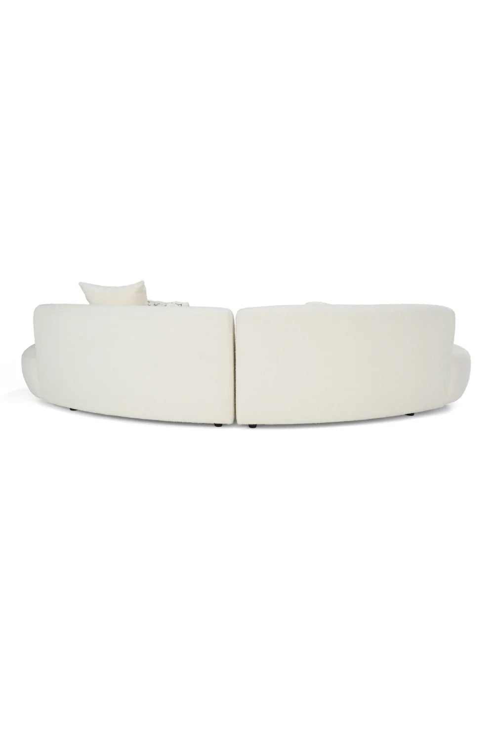 Luxury Curved Symmetrical Sectional Sofa Modern Italian Style for Villa