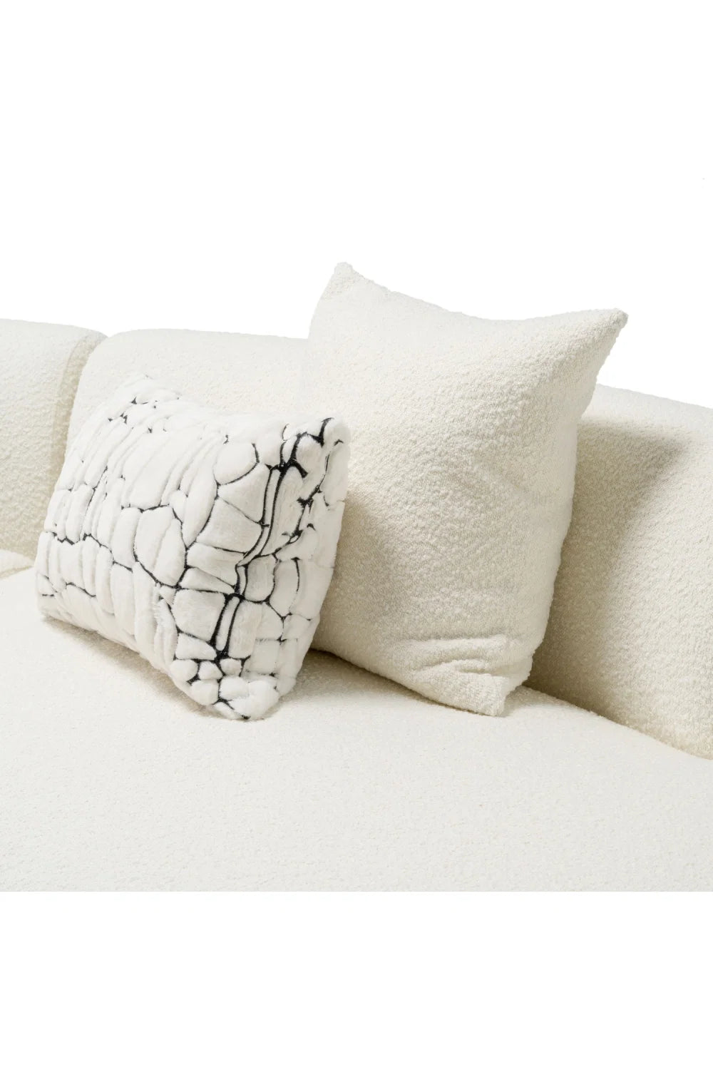 Luxury Curved Symmetrical Sectional Sofa Modern Italian Style for Villa
