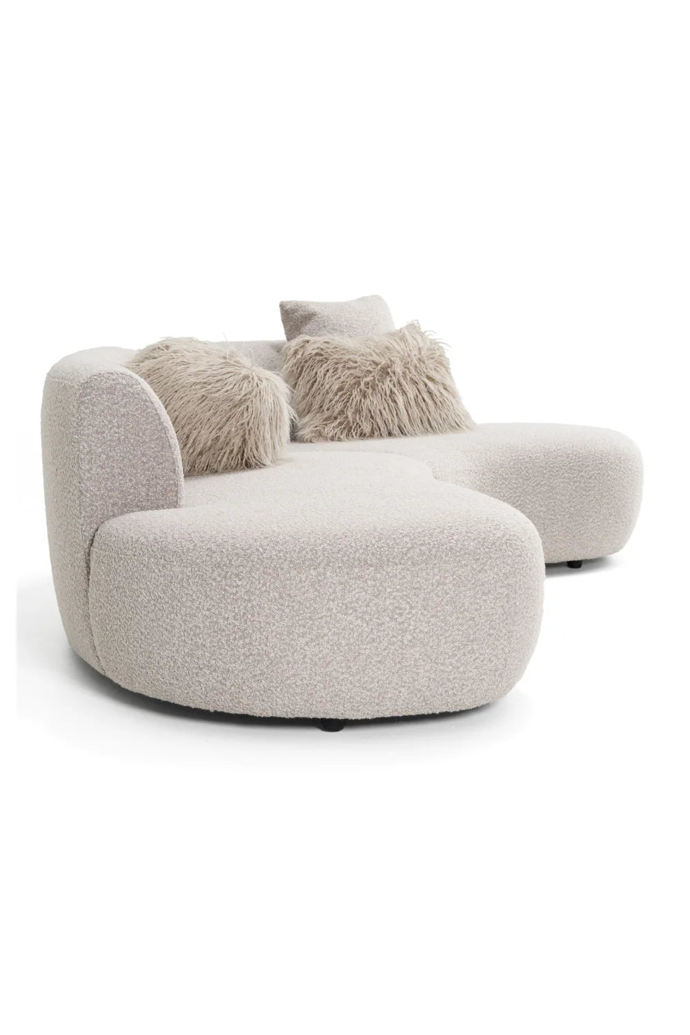 Luxury Curved Symmetrical Sectional Sofa Modern Italian Style for Villa