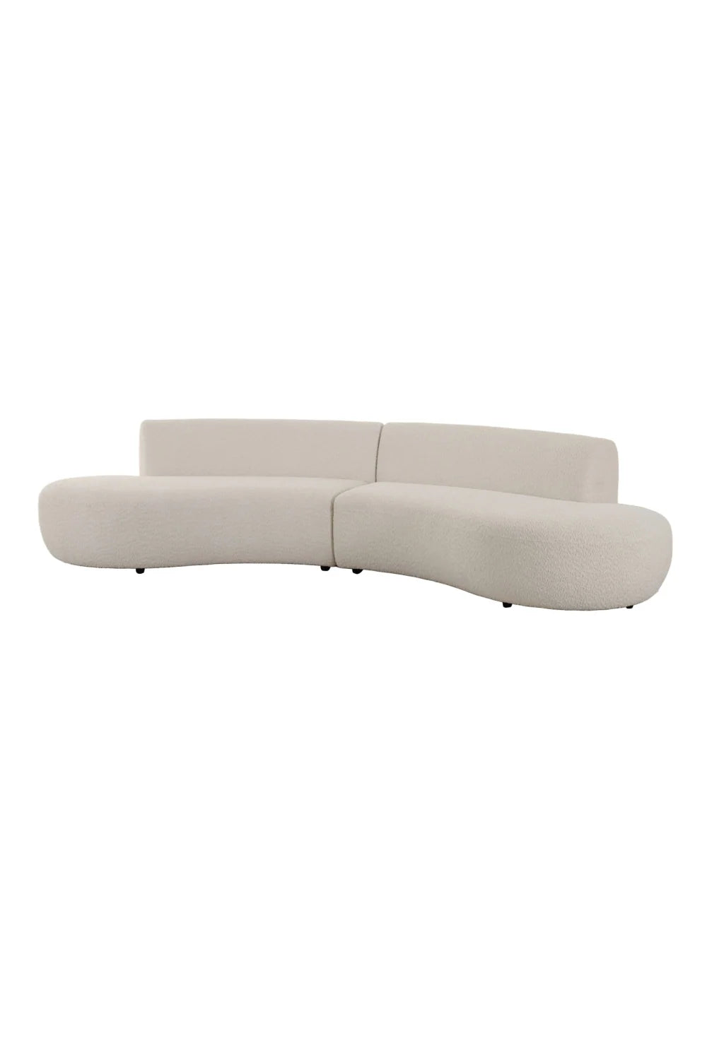 Luxury Curved Symmetrical Sectional Sofa Modern Italian Style for Villa
