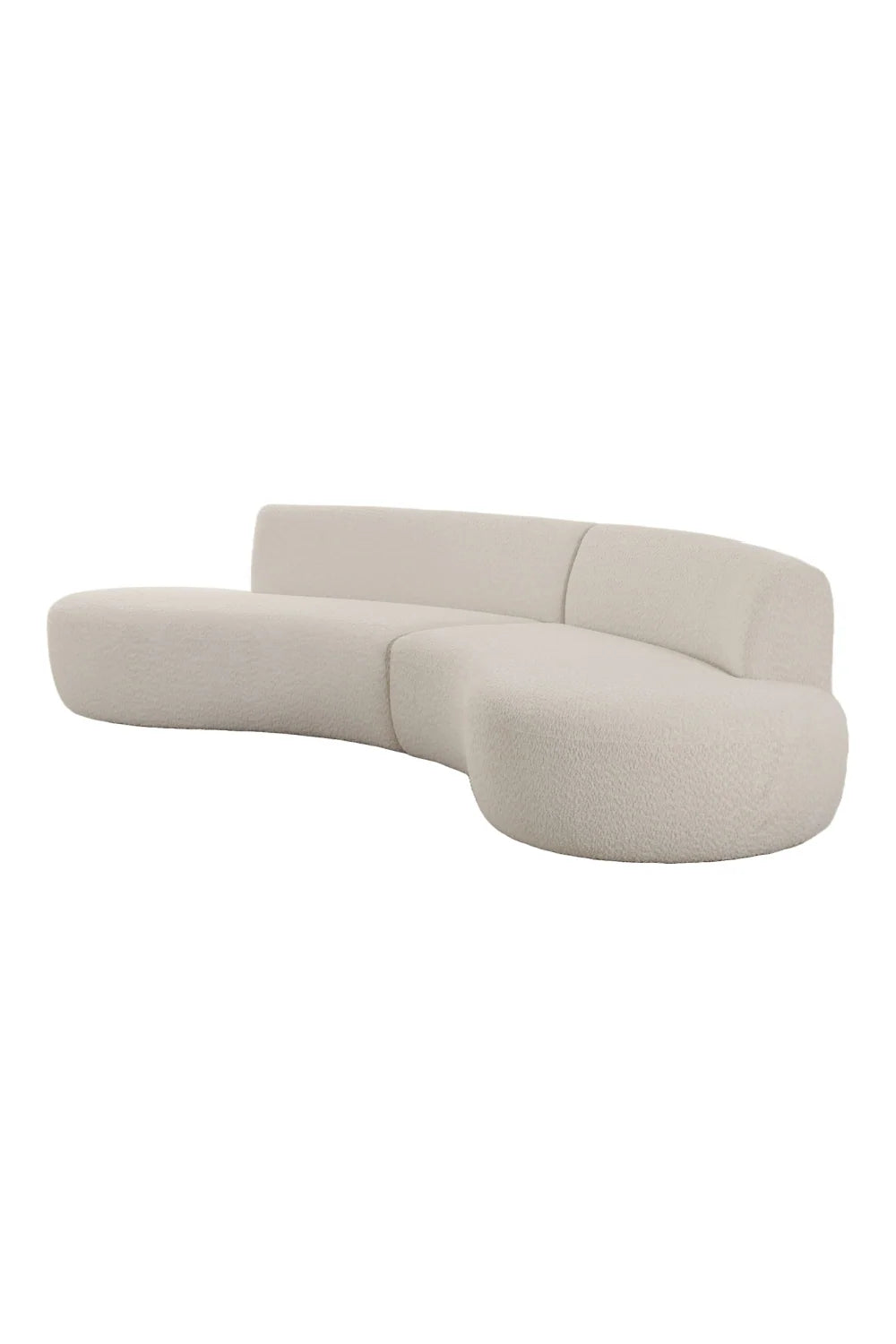 Luxury Curved Symmetrical Sectional Sofa Modern Italian Style for Villa