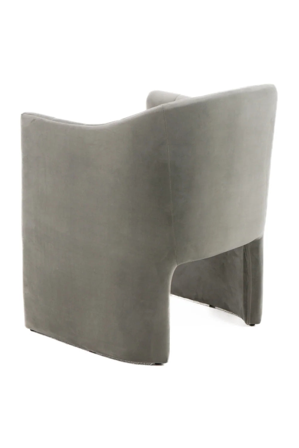 Luxury Curved Velvet Modern Dining Chair European Style for Villa