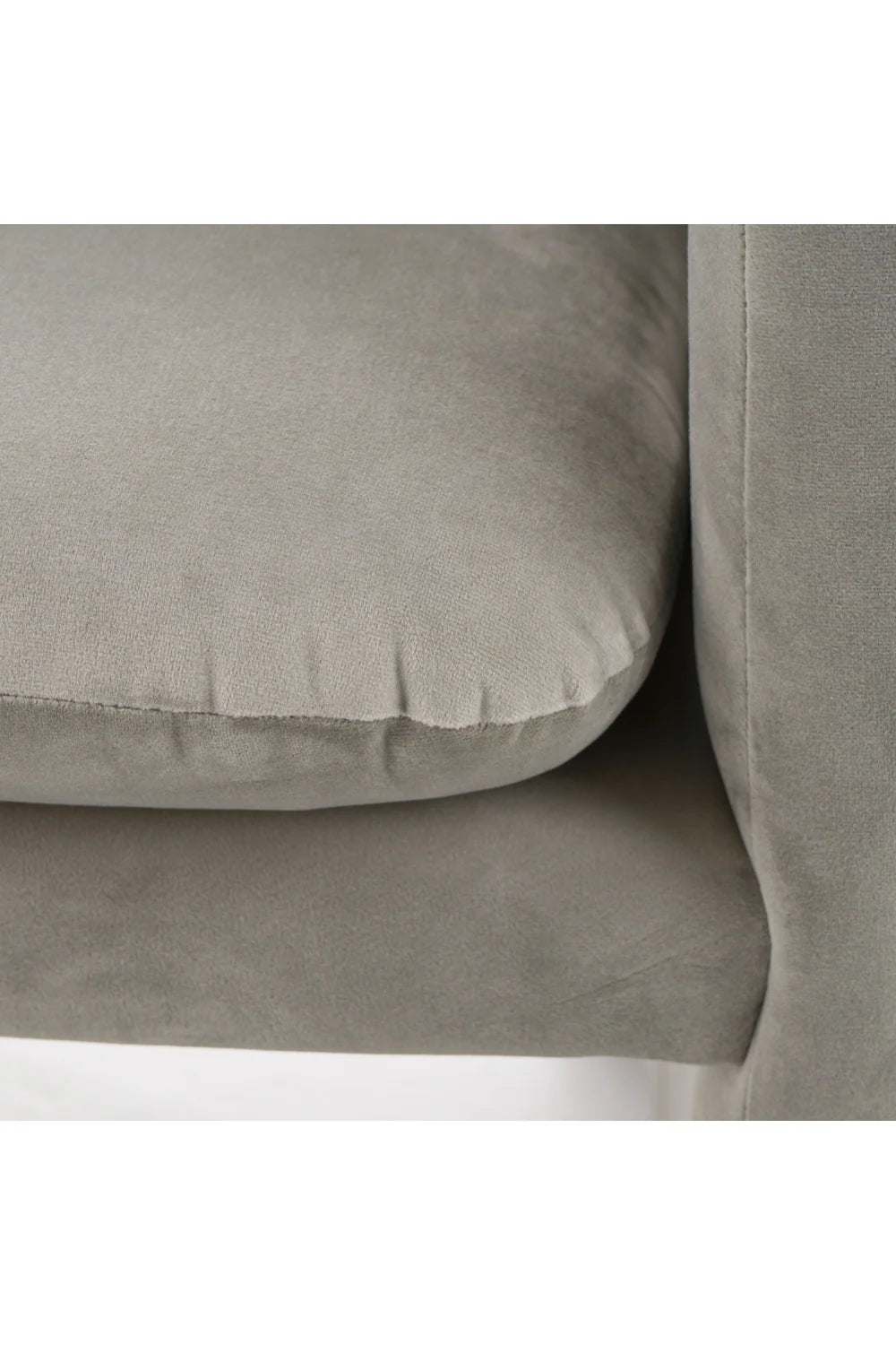 Luxury Curved Velvet Modern Dining Chair European Style for Villa