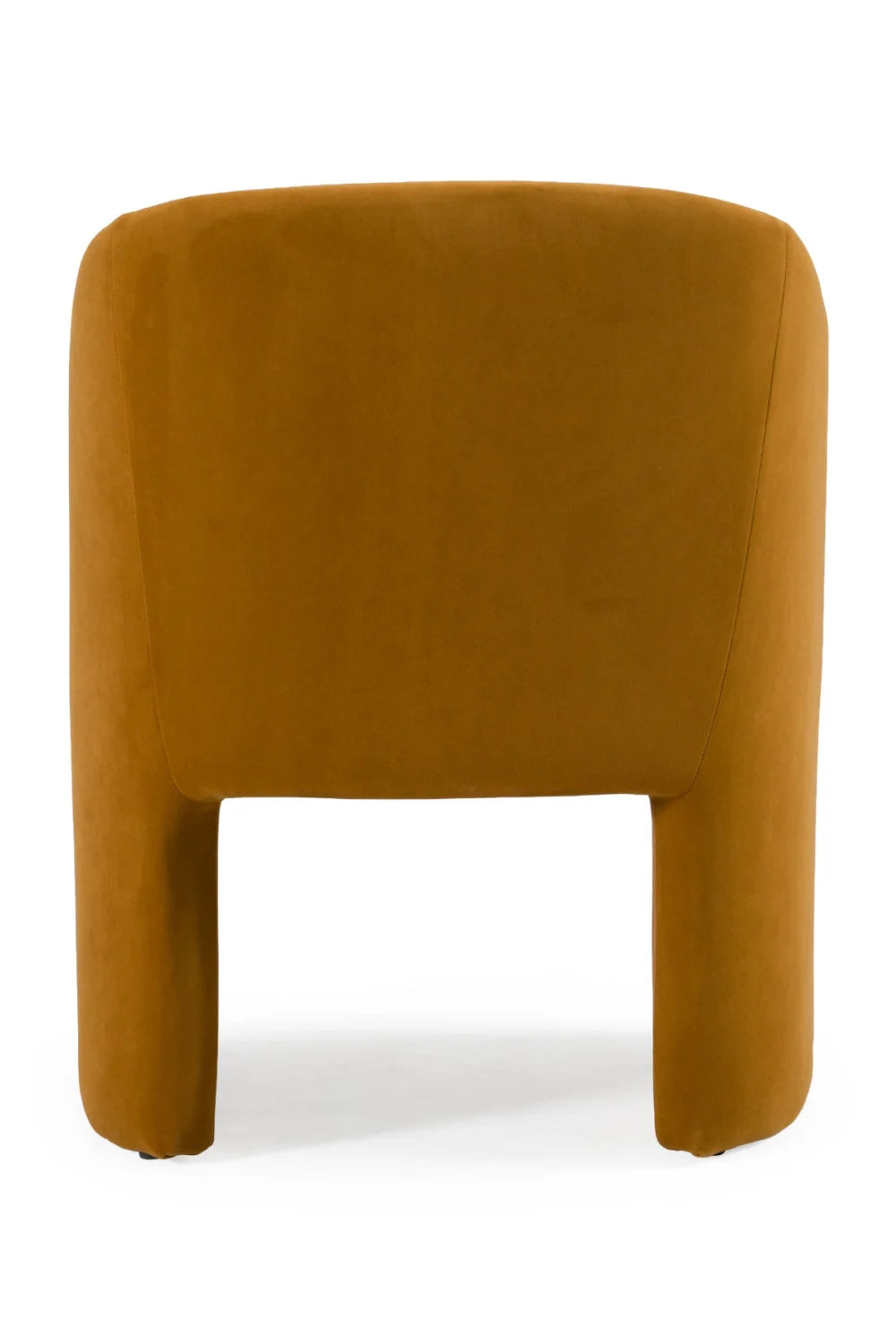 Luxury Curved Velvet Modern Dining Chair European Style for Villa