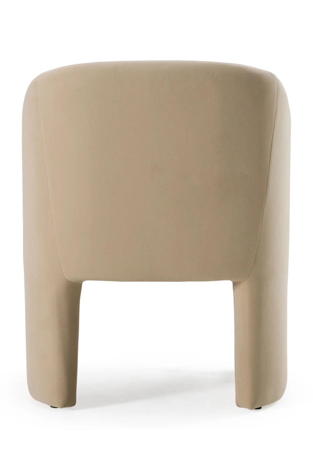 Luxury Curved Velvet Modern Dining Chair European Style for Villa