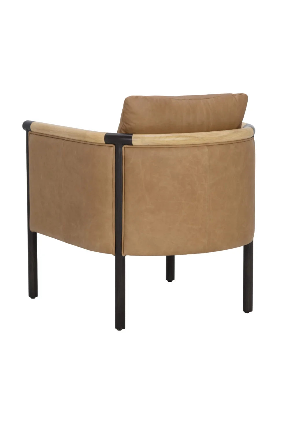 Luxury Curved Wood Lounge Chair Modern Italian Style for Villa