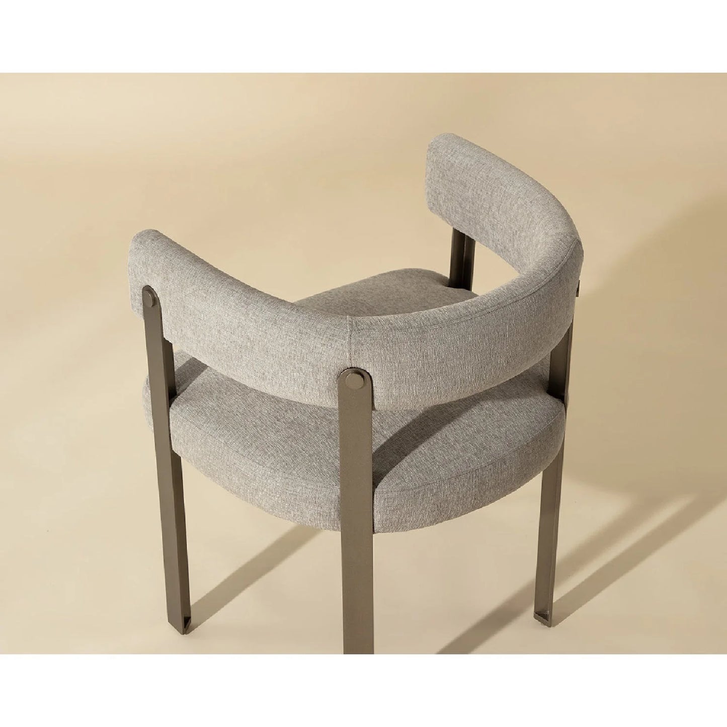 Luxury Curved Wood Modern Dining Chair European Style for Villa