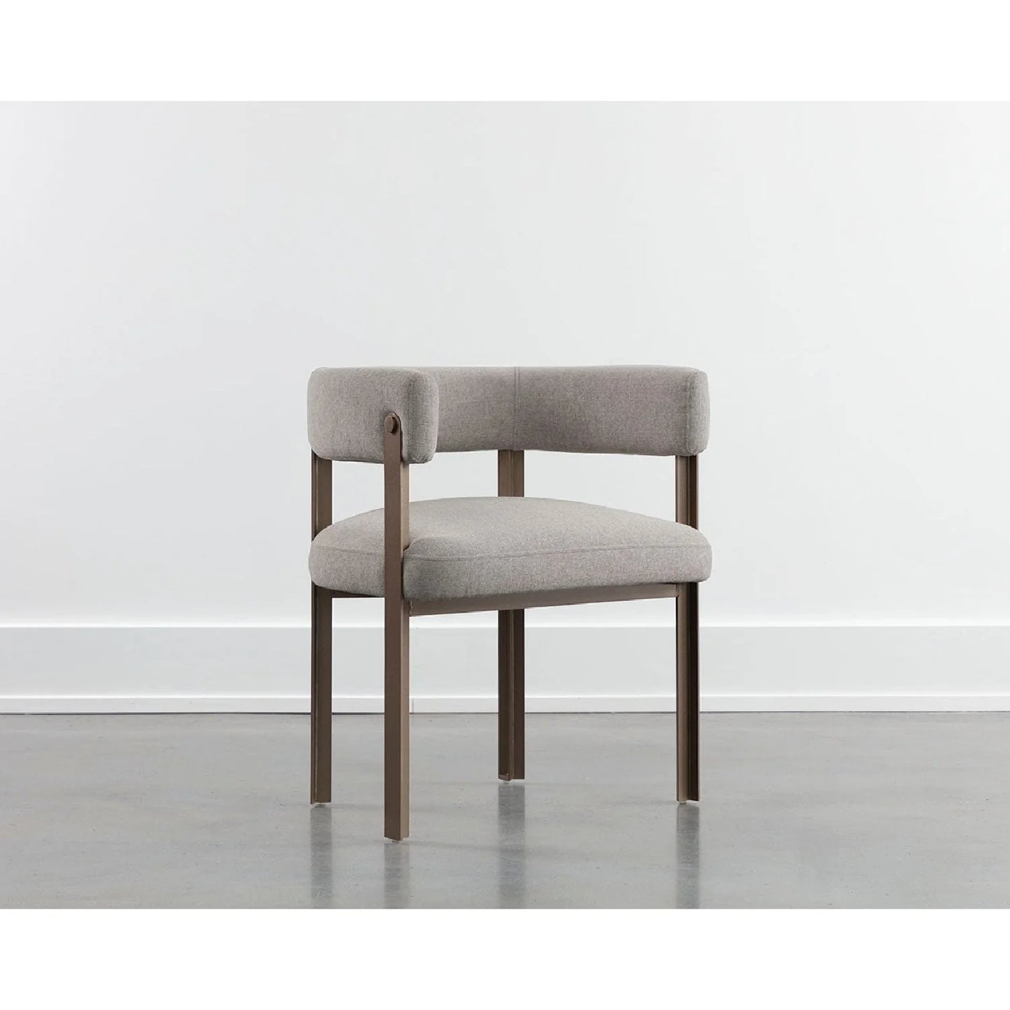 Luxury Curved Wood Modern Dining Chair European Style for Villa