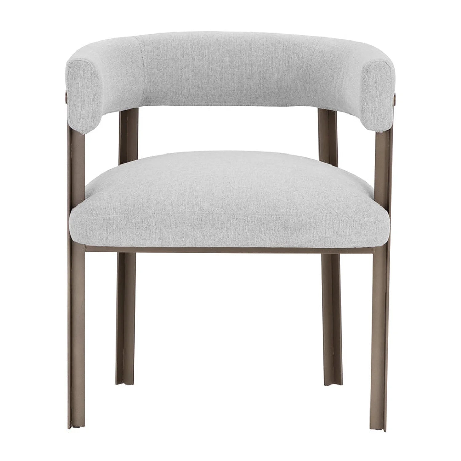 Luxury Curved Wood Modern Dining Chair European Style for Villa